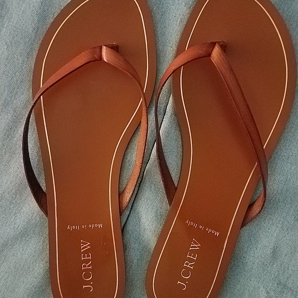 J Crew Rio Women's Leather Sandals